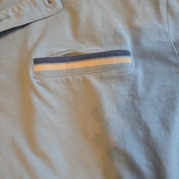 Ben Sherman Blue Polo Shirt Classic Short Sleeve - Picture 3 of 4